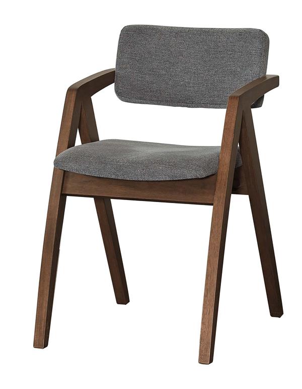 CO-517-4 麥格胡桃色實木餐椅(不含其他產品)<br />尺寸:寬49*深65*高76cm