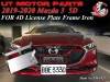2019-2022 Mazda 4D Lice1e Plate Frame Iron Parts (3PCS)