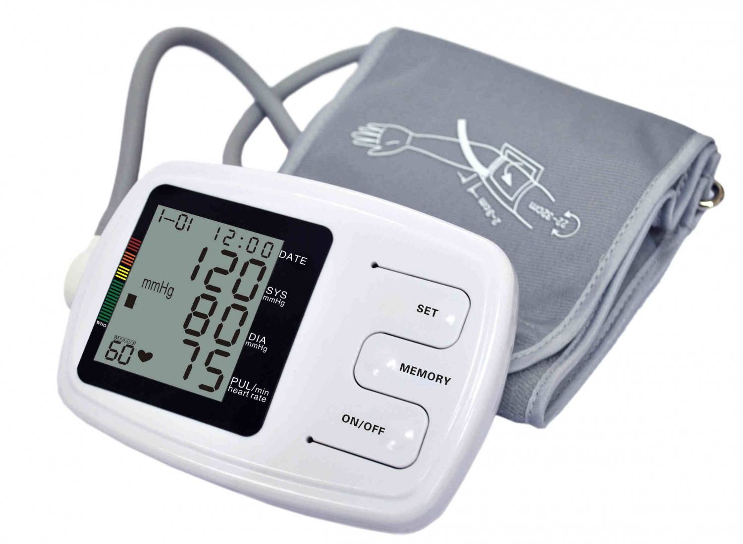 藍芽雲端紀錄臂式自動電子血壓計