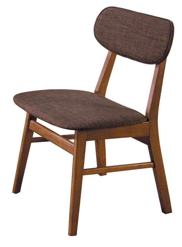 SH-A517-05 凱夫淺胡桃咖啡布餐椅(不含其他產品)<br /> 尺寸:寬45*深54*高80cm
