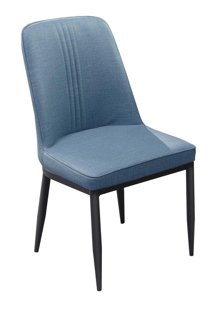 SH-A498-05 杰西餐椅(藍皮) (不含其他產品)<br /> 尺寸:寬48*深51*高90cm