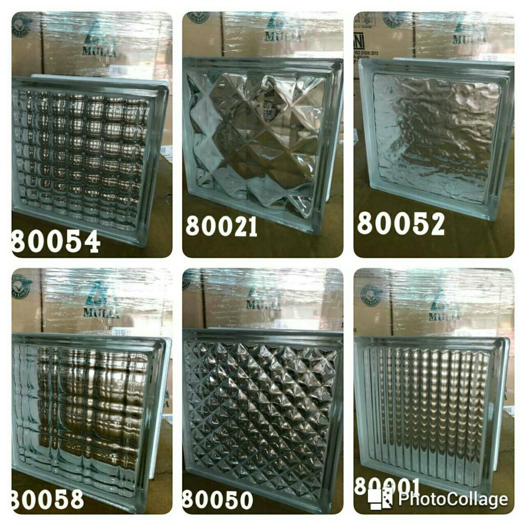 透明。玻璃磚【透明樣式8000~80066  (12款)】19X19X8  隔音、隔熱、控光、防火、減少灰塵、防結露#120