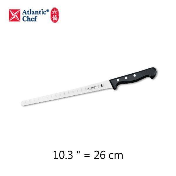 【Atlantic Chef 六協】26cm打凹槽鮭魚刀Salmon Knife-granton edge 