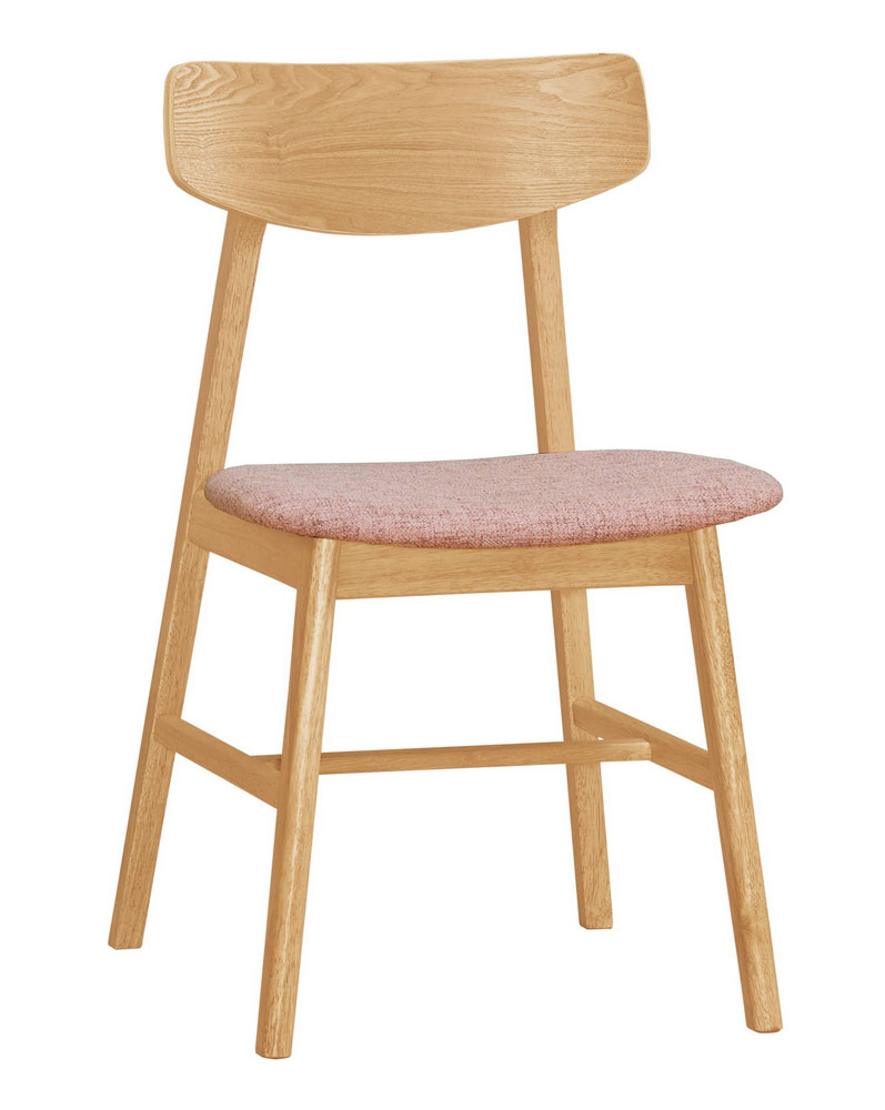 QM-644-8 莉爾餐椅(布)(實木) (不含其他產品)<br /> 尺寸:寬44*深52*高77cm