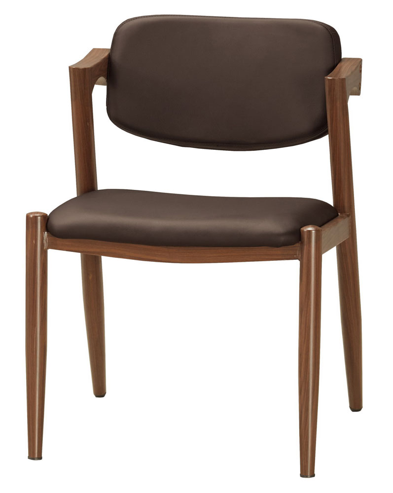QM-649-4 衛里餐椅(皮)(五金腳) (不含其他產品)<br /> 尺寸:寬52*深56*高74cm