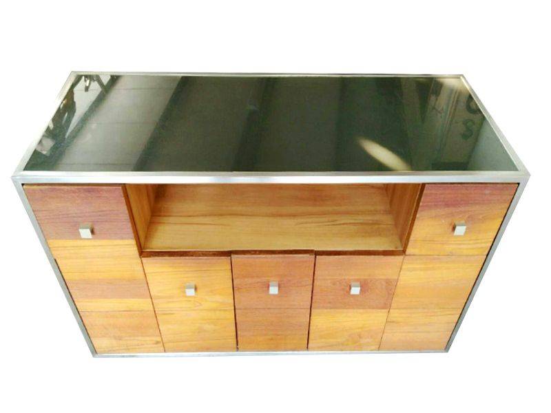 C403<br>木製廚櫃檯面玻璃(2台)