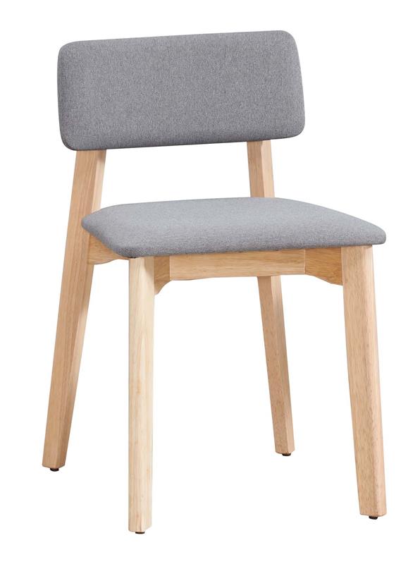 CO-521-5 福岡琦玉灰色布餐椅 (不含其他產品)<br /> 尺寸:寬44*深51*高73cm