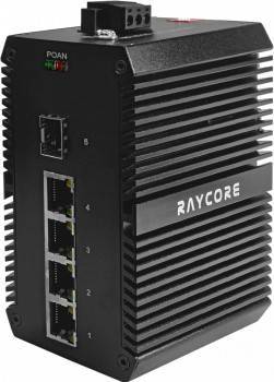 Non-Manageable 100M Industrial Ethernet Switch, 1 FX and 4 Ports LAN with PoE optional