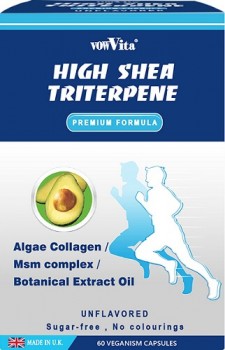 JOSEPH FLACH & SONS PLUS High Shea Nut Oil Triterpene Soft Capsules (UK imported)(60 capsules/box) (Suitable for Vegetarians)