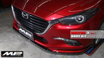 2017-2018 Mazda 3 4/5D MZ Style Front Lip