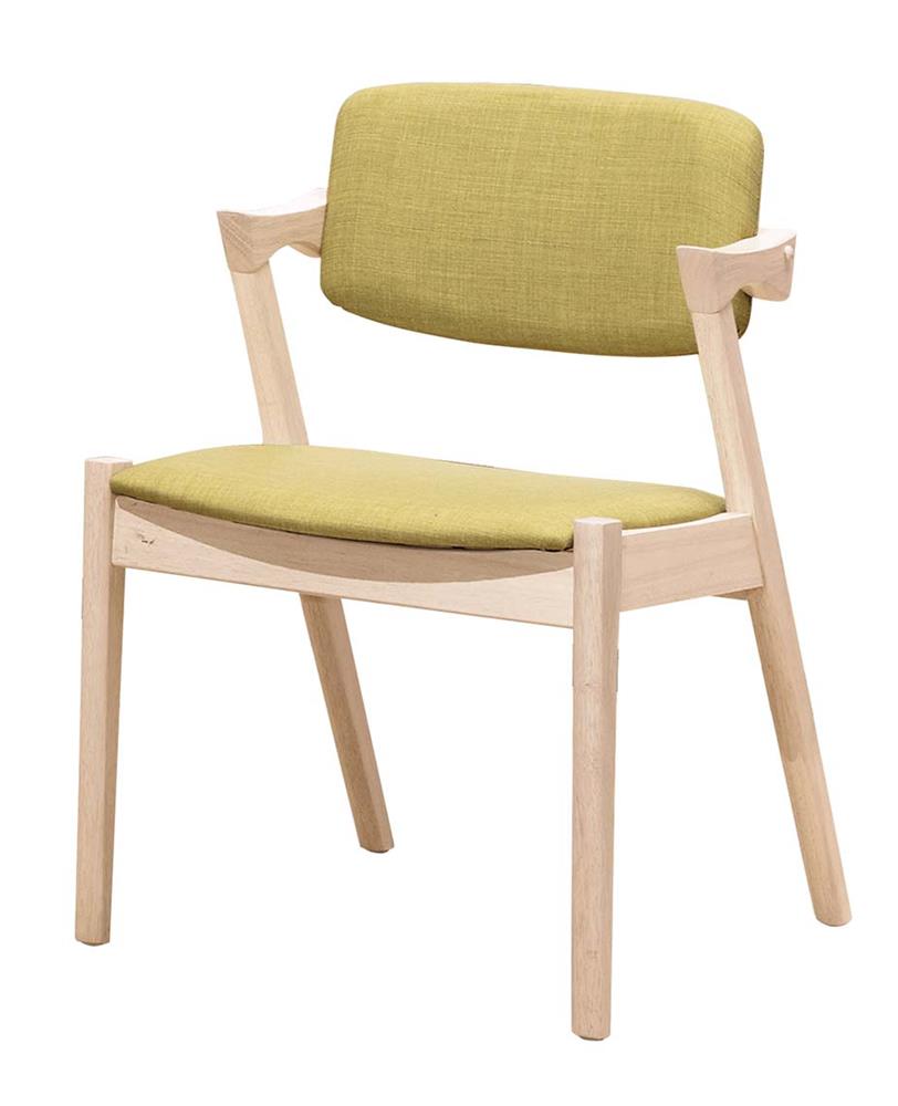 SH-A505-02 伯尼洗白綠布餐椅 (不含其他產品)<br /> 尺寸:寬51*深55*高78cm