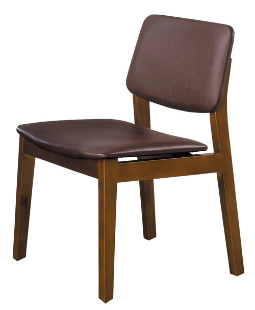 SH-A514-02 史蒂夫淺胡桃亞麻皮餐椅 (不含其他產品)<br />
尺寸:寬45.5*深53*高80cm