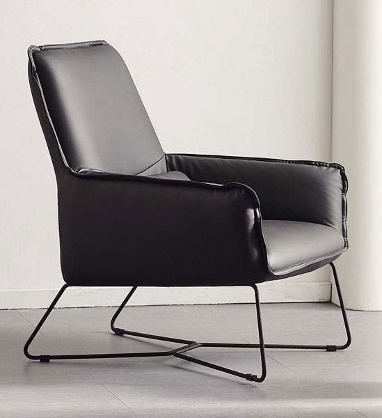 CO-439-2 格魯吉黑色休閒椅 (不含其他產品)<br/>尺寸:寬76*深88*高89cm