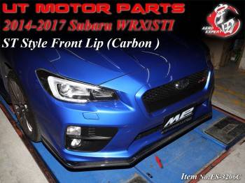 2014-2017 Subaru WRX ST Style Front Lip Carbon