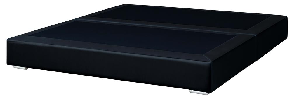 SH-A202-09 黑色6X7尺加長皮革厚床底 (不含其他產品)<br /> 尺寸:寬184*深214*高26cm