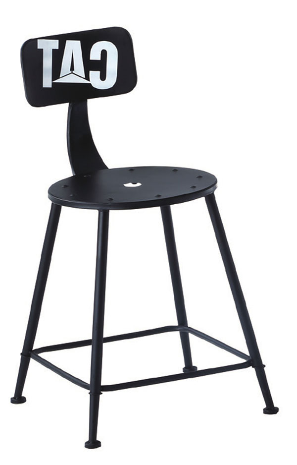 CL-1121-26 黑 HB20C 鐵製餐椅 (不含其他產品)<br />尺寸:寬34*深44*高75cm