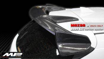 2014-2018 Mazda 3 5D KS Style Spoiler-Carbon Fiber