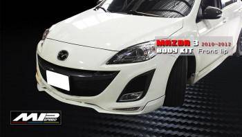 2010-2012 Mazda 3 4/5D OEM Style Front Lip-JP Spce.