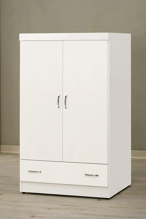 QM-213-5 貝莎2.7尺白色衣櫥 (不含其他產品)<br /> 尺寸:寬81*深56.5*高138cm