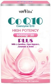 【Japan Imported】CoQ10+L-Carnitine+Piper nigrum l.+Ceramide+Biotin Soft Capsules (30 capsules per box/600mg each)