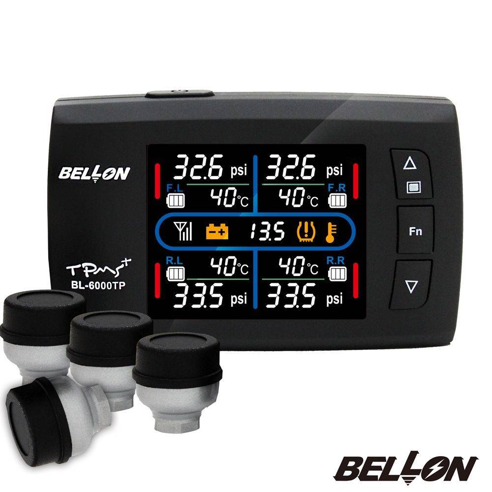 新上市~BELLON無線胎壓偵測器 BL-6000TP