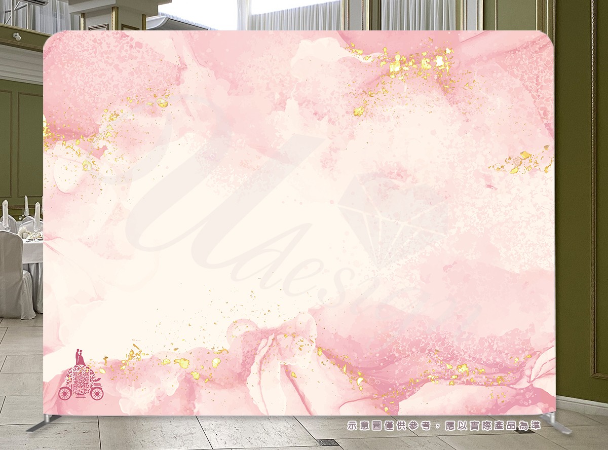 夢幻粉彩背板租借 A301