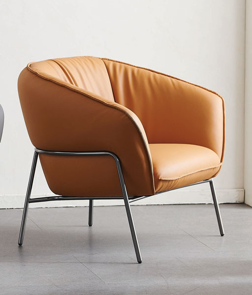 CO-439-4 摩納哥橘色休閒椅 (不含其他產品)<br/>尺寸:寬84*深85*高75cm
