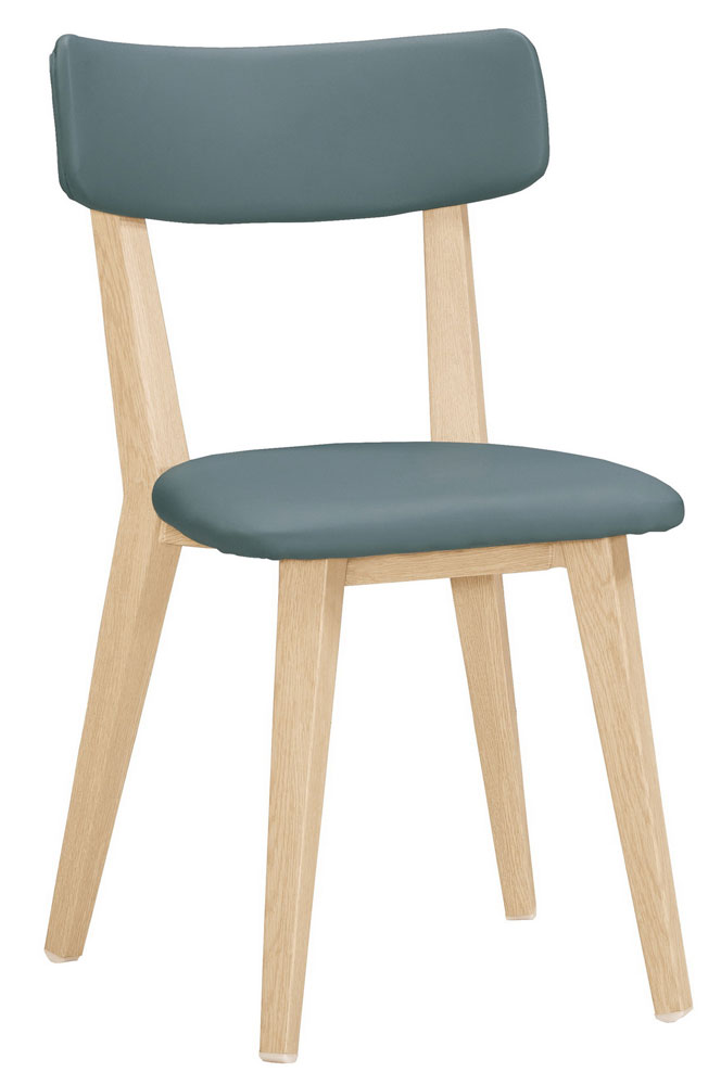 QM-646-4 安琪拉餐椅(灰色皮)(五金腳) (不含其他產品)<br /> 尺寸:寬45*深51*高79cm