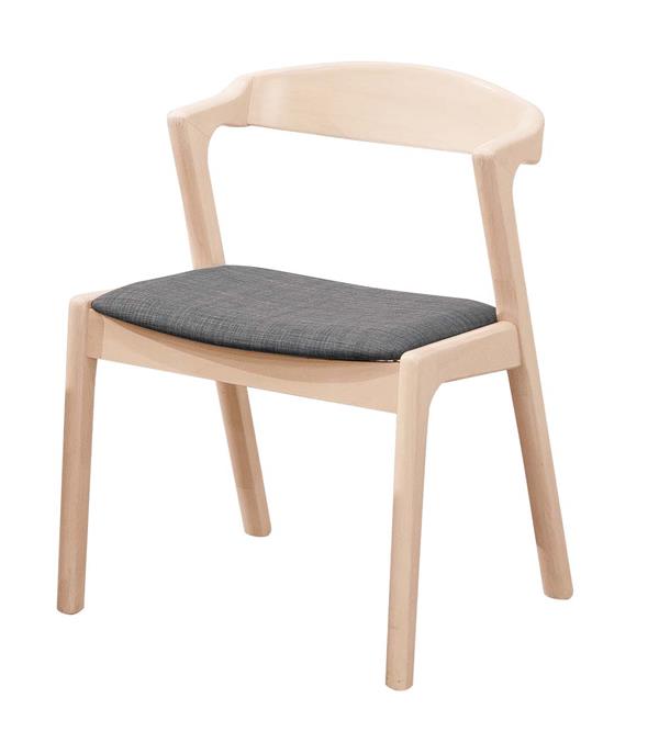 SH-A500-04 萊德洗白灰色布餐椅(灰布) (不含其他產品)<br />尺寸:寬51*深50*高74.5cm