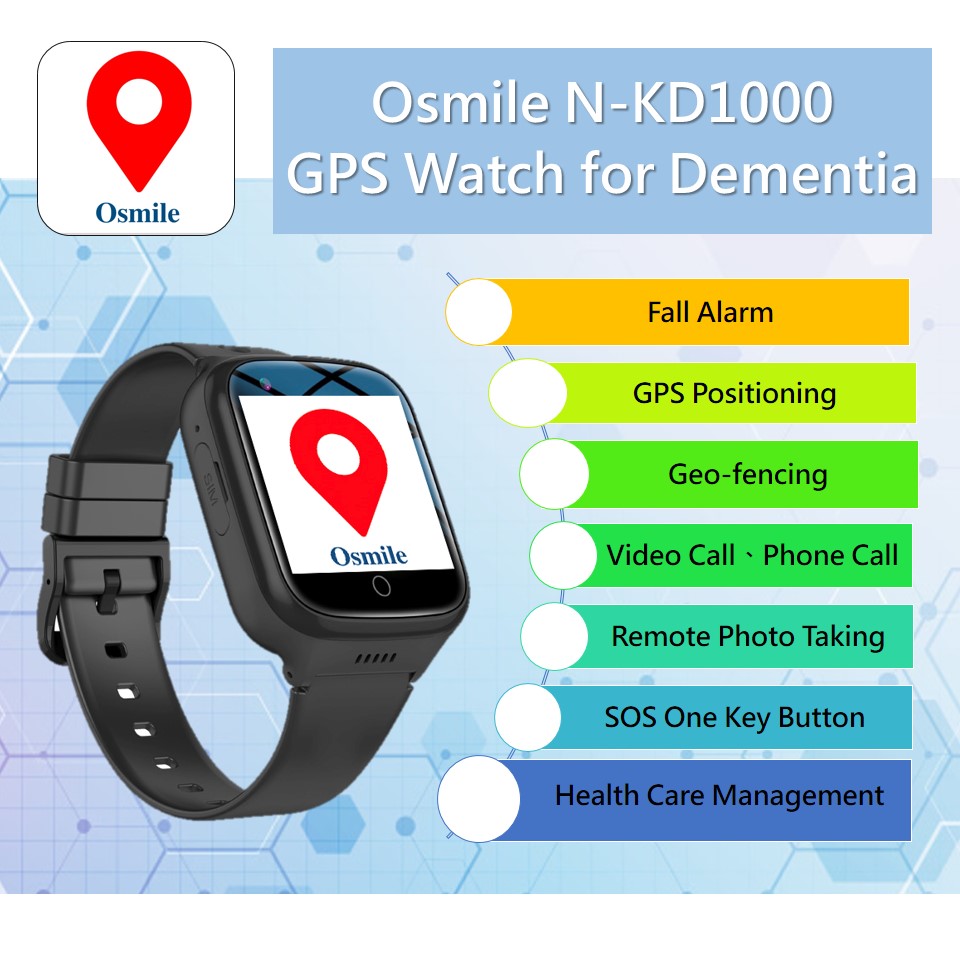 Osmile N-KD1000 GPS Watch for Dementia (LC)