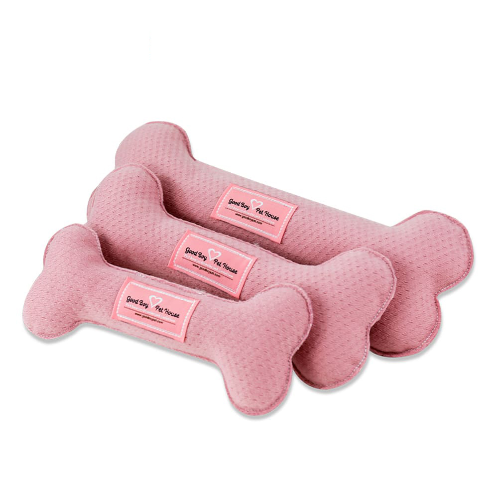 潔牙骨造型發聲玩具 – 粉紅色