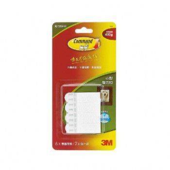 宣彥辦公文具購物網,3M 17166W小型6片白色魔力扣