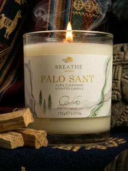 秘魯聖木天然精油蠟燭 175g