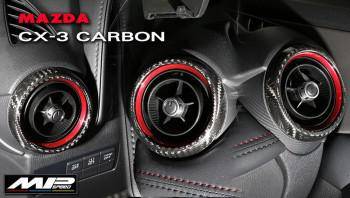 2016-2020 Mazda CX-3 Air Vent Frame Set (Round)