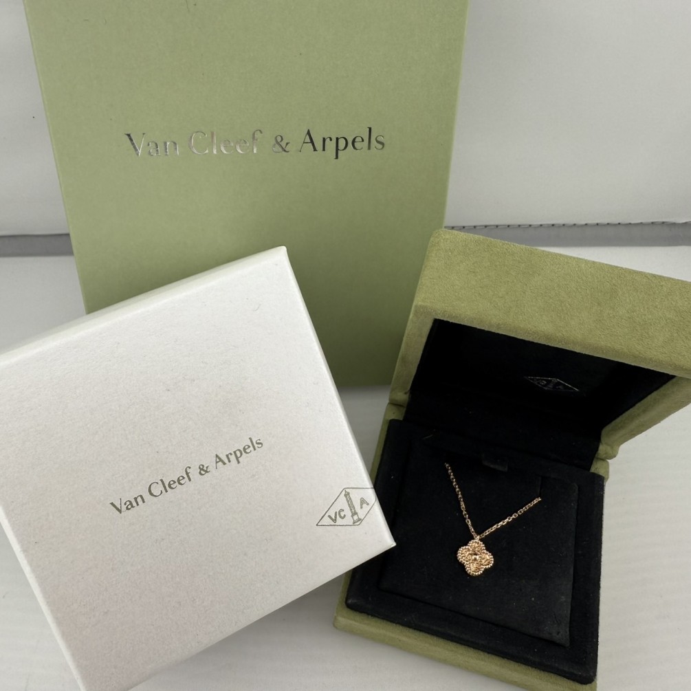 Van Cleef & Arpels 梵克雅寶 Sweet Alhambra 四葉草項鍊 18K玫瑰金 n1344-02