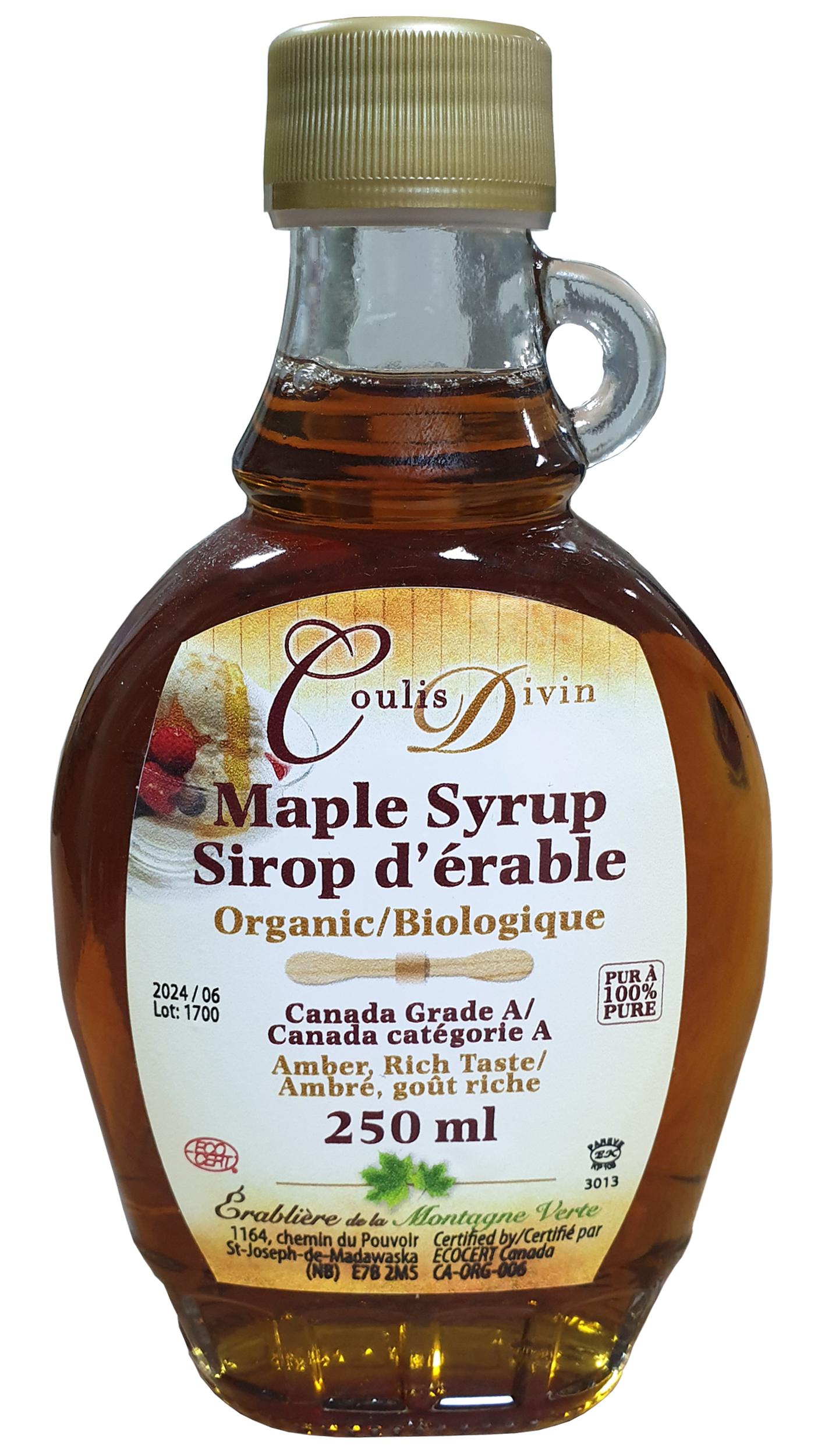 加拿大 A級有機楓葉糖漿 Maple Syrup irop d\'erable Canada