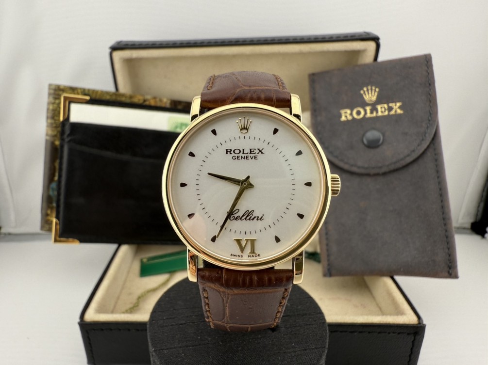 ROLEX 勞力士 celini 5115/8 18K 有盒有單 n1322
