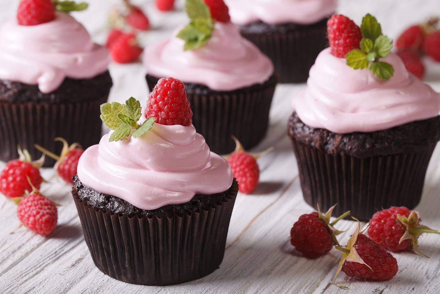 草莓巧克力杯子蛋糕