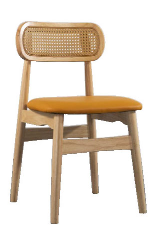 TA-944-9 田中橘皮實木餐椅 (不含其他產品)<br />
尺寸:寬45*深50*高80cm