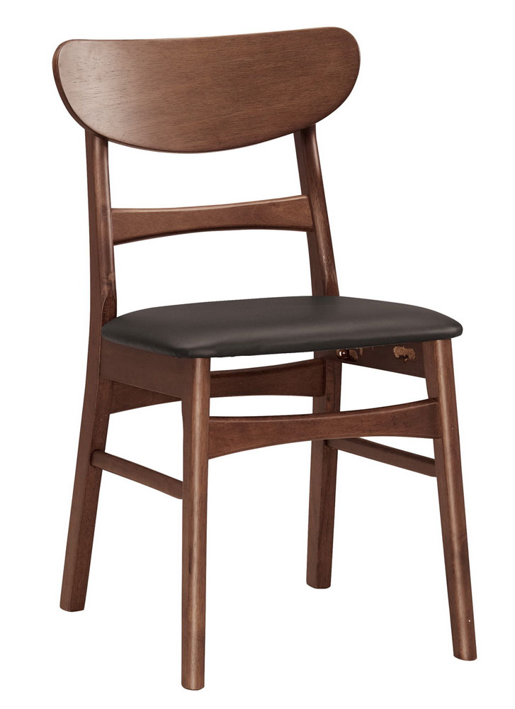 QM-1070-8 羅拉餐椅(皮)(實木) (不含其他產品)<br /> 尺寸:寬44.5*深50*高78cm