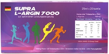 Germany imported with original packaging FFB, High-purity nutritional liquid L-ARGIN Power 7000  [ L-Arginine ](25ml×20 bottles/box)