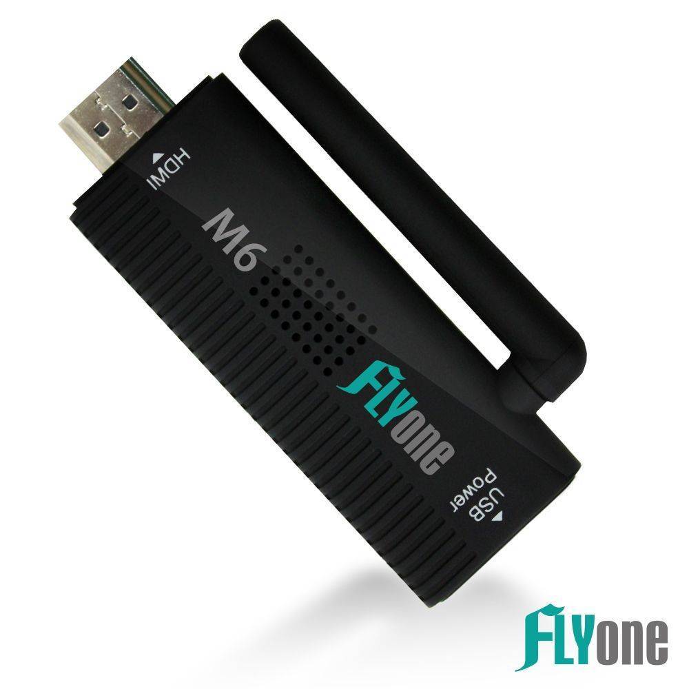 FLYone M6 PLUS【雙核心/免安裝APP/支援四大系統】Miracast 無線影音傳輸器 iOS/Android/Mac/Win8.1