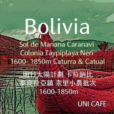 玻利維亞 明日太陽計劃 卡拉納比 泰皮拉亞鎮 柰里小農批次 1600-1850m