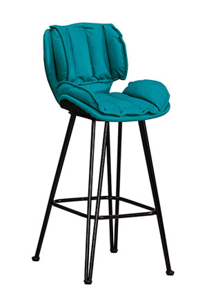 JC-906-15 雅約綠色科技布吧台椅 (不含其他產品)<br />
尺寸:寬46*深55*高107cm