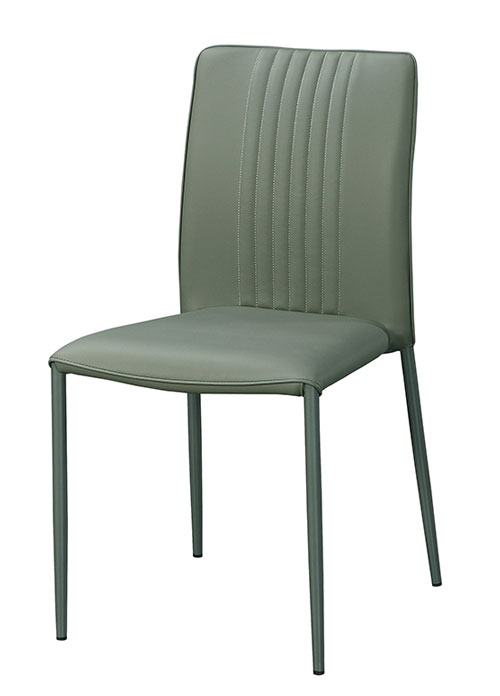 JC-898-5 聖奧綠色皮餐椅 (不含其他產品)<br />
尺寸:寬45*深50*高89cm