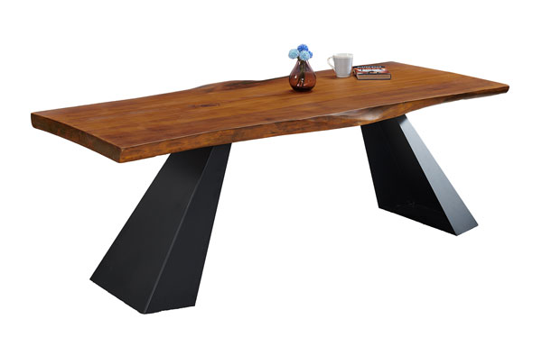 TA-864-1 史瓦龍6.6尺原木餐桌 (不含其他產品)<br />
尺寸:寬200*深75*高76cm