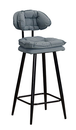 JC-906-13 新易灰色皮吧台椅 (不含其他產品)<br />
尺寸:寬43*深54*高106cm