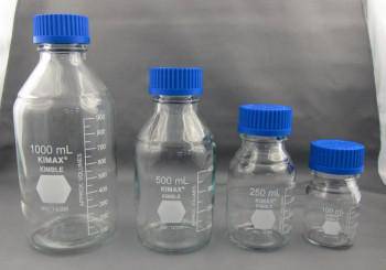 KIMBLE                                                       廣口血清試藥瓶 GL-45 Bottle, Media, Screw Thread, GL-45 PP Cap, KIMAX