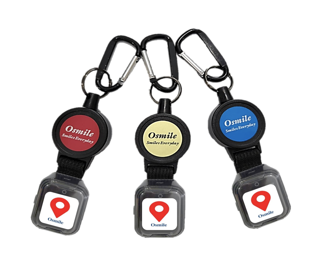 Portable Osmile ED1000 GPS Tracker Watch for Dementia & Alzheimer (Retrackable 45 cm) GPS Tracker Keyring/ keychain