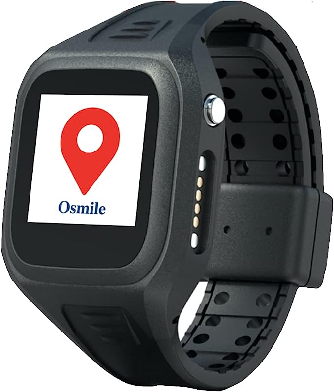 Osmile TP1000 (L) Smart GPS Watch with Take Off Alarm for Prisoners and People with Dementia, Alzheimer, Autism (Difficult to Remove the GPS Prisoner Monitorning Bracelet 24 HRs a Day 7 Days a Week)